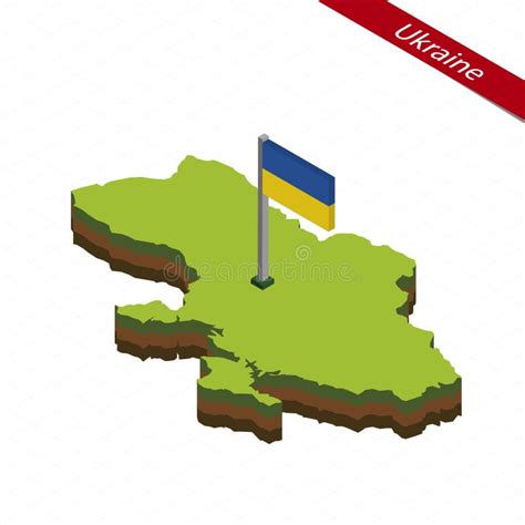 Isometric Ukraine Map Stock Illustrations Isometric Ukraine Map