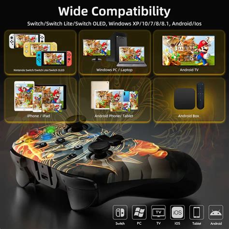 EasySMX Bayard 9124 Tri Mode Wireless Controller Dragon With Dongle