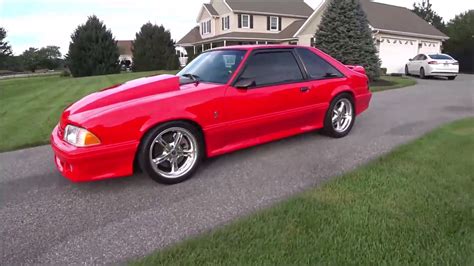 Video Supercharged 1993 Ford Mustang Svt Cobra Full Tour Mustang Specs