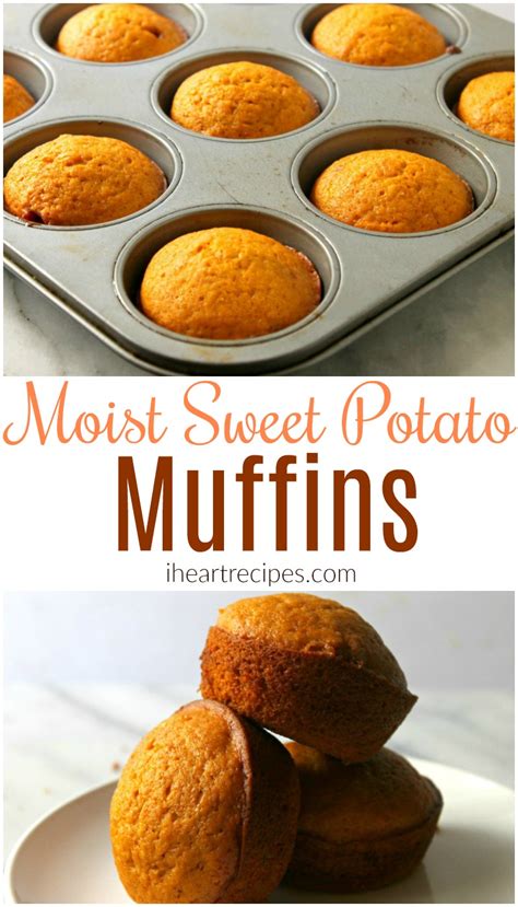 Moist Sweet Potato Muffins Recipe I Heart Recipes