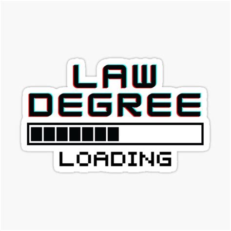 Law Degree Stickers Redbubble