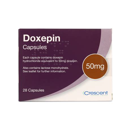 Doxepin 50mg Capsules – Crescent Pharma