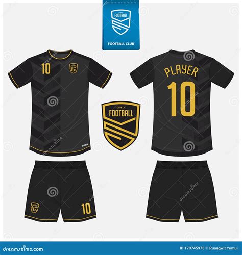 Soccer Jersey Or Football Kit Mockup Template Design For Sport Club