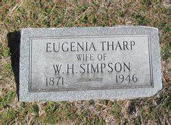 Eugenia Tharp Simpson 1871 1946 Memorial Find A Grave