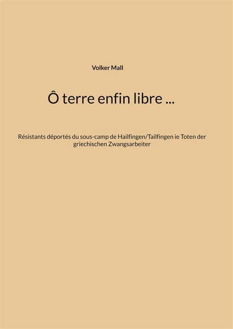 Terre Enfin Libre Ebook Volker Mall Boeken Bol