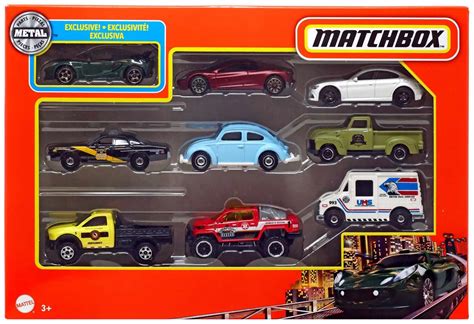 Matchbox Matchbox Diecast Car 9 Pack Version 2 Mattel Toywiz