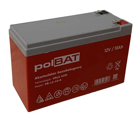 Akumulator AGM 12V 10Ah PolBAT Inerge Sklep EMPIK