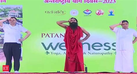 International Yoga Day Baba Ramdev Uttarakhand Cm Dhami Perform Yoga