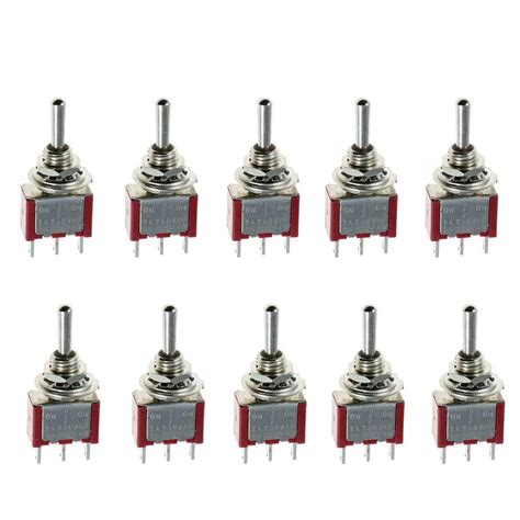 Mts 103 Red Onoffon Mini Miniature Toggle Switch Car Dash Dashboard