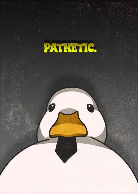 Pathetic Duck Funny Meme Vintage Cool Posters For All Digital Art