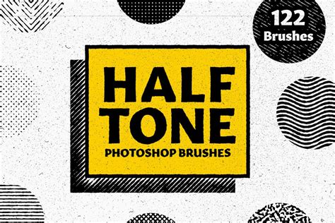 Half Tone Photoshop Brushes Design Cuts