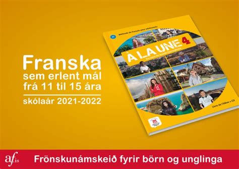 Franska Sem Erlent Mál Alliance Française De Reykjavik