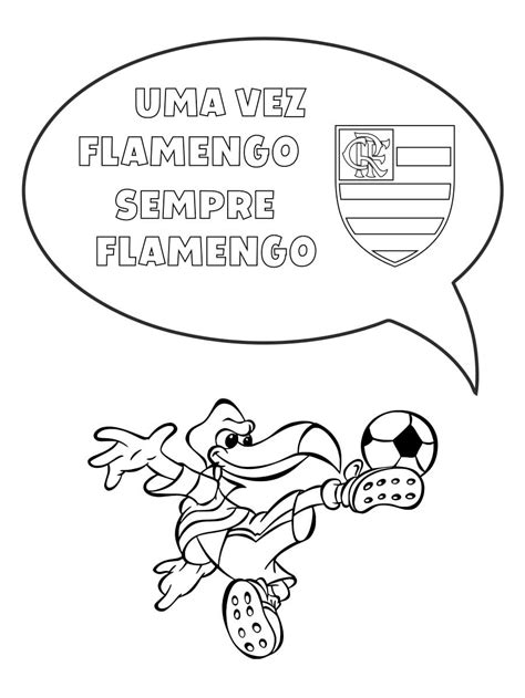 Desenhos Do Flamengo Para Colorir