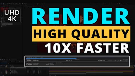 How To Render Fast High Quality After Effects Projects Render X