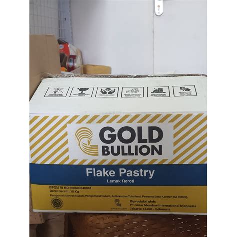 Jual Korsvet Gold Bullion Flake Pastry Gr Shopee Indonesia