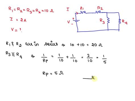 Solved Two Resistors R1 With A Resistance Of 250 Ohms And R2 With A