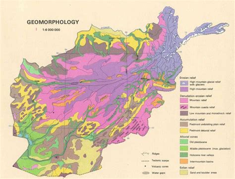 Geomorphology Physical Geography Of Afghanistan Physical Geography