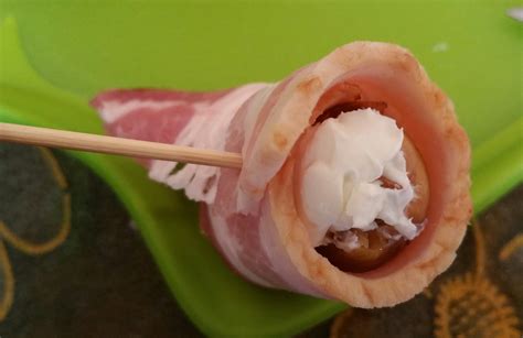 Bacon-Wrapped Stuffed Dates - Simple Brunch Ideas