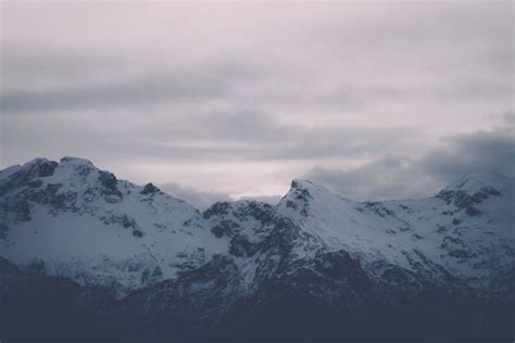 Free Images Nature Snow Cloud Sky Sunlight Cloudy Mountain