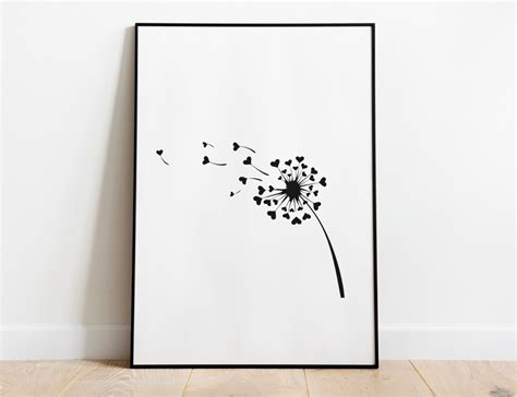 Pusteblume Svg Cut File Blumen Svg Pusteblumen Clipart Etsy