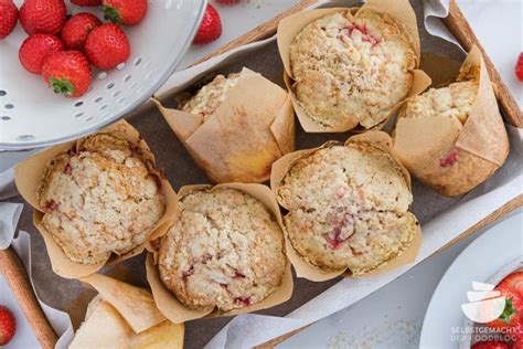 Erdbeer Käsekuchen Muffins Selbstgemacht Der Foodblog