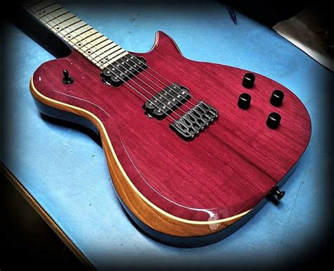 Kiesel Scb6 Purpleheart Top Walnut Body Maple 3pb