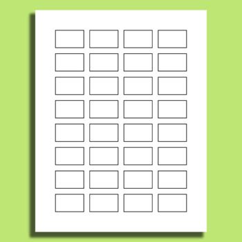 Rectangles Blank Template Printable By Structureofdreams Tpt