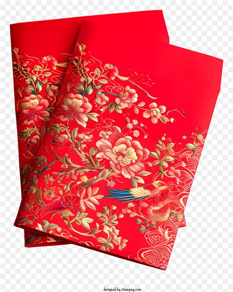 Ano Novo Chin S Vermelho Pacote Envelopes Vermelhos Png Transparente