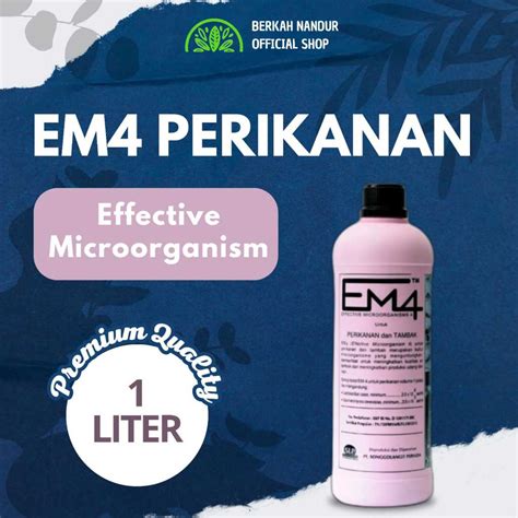 Jual ORIGINAL EM 4 PERIKANAN EM4 PERIKANAN 1 LITER Shopee Indonesia