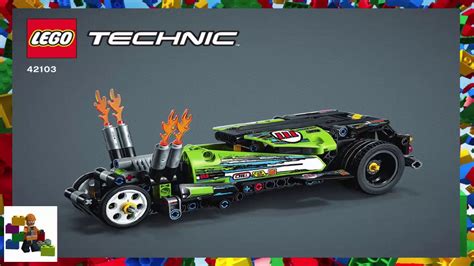 LEGO Instructions Technic 42103 Hot Rod YouTube