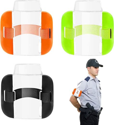 3 Pcs Arm Badge Holders Sia Badge Holder ID SIA License Badge Holder