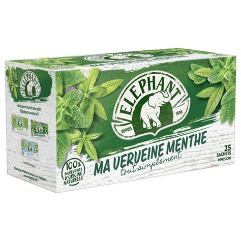 ELEPHANT INFUSION MA VERVEINE 25 sachets Thé et Infusions Vrac