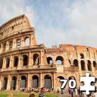 Puzzle De Piezas Lugares El Coliseo De Roma