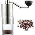 Amazon EZLucky Portable Manual Coffee Grinder Conical Burr With