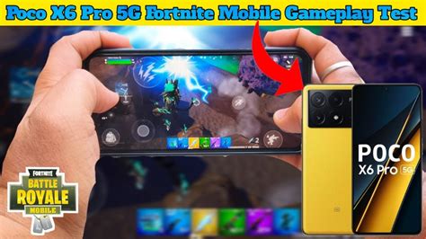 Poco X6 Pro Fortnite Mobile Gameplay Test Poco X6 Pro Fortnite Test