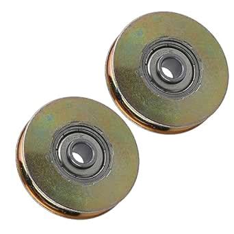 CNBTR 2 Pcs 1 5 U Type Groove Wheel For Sliding Doors Loading Capacity