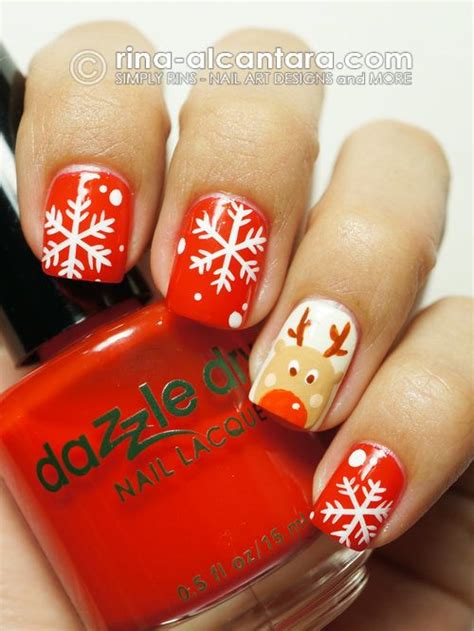 Let It Snow On Your Nails 20 Snowflake Nail Arts Fashion Diva