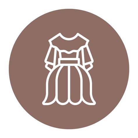 Premium Vector Party Dress Vector Illustration