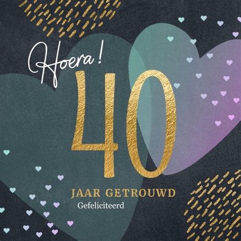 Uitnodiging Huwelijksjubileum Met Stijlvol Jaar Getal Artofit