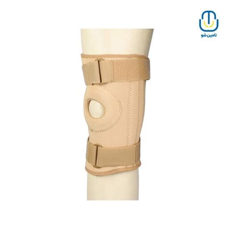 خرید و قیمت زانو بند چهار فنره نئوپرن آدور رنگ کرم سایز سه ایکس لارج از