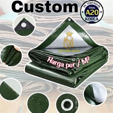 Jual Terpal A20 UV Top Glass A20s Super UV Grommet Terpaulin Produk