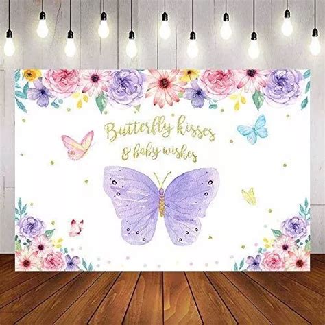 Butterfly Kisses Backdrop Wishes Fl Photo Background Cuotas Sin