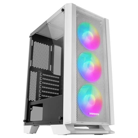 Sistem Desktop Pc Gaming Grt White Rgb Fan Cu Procesor Intel® Core™ I7 12700f Pana La 4 80ghz