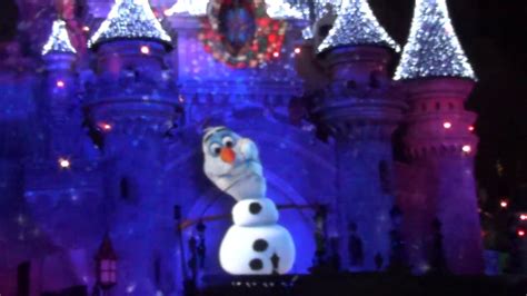 Disney Dreams Of Christmas Part Disneyland Paris Youtube