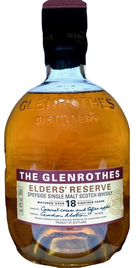 Glenrothes 18 Year Old Ratings And Reviews Whiskybase