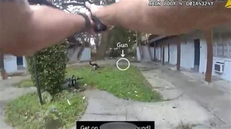 Bodycam Jacksonville Man Shot By Police While Running Away Back