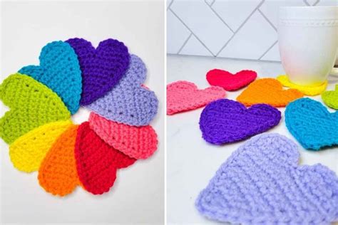 Crochet a Cute Heart Garland for Valentine's Day