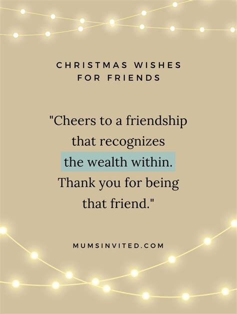 43 Christmas Wishes For Friends + Quotes, Greetings & Images (2024) - Mums Invited