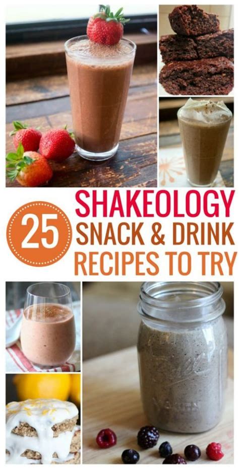 Delicious & Nutritious Shakeology Snack and Drink Recipes