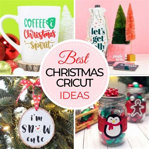 50 Easiest Christmas Cricut Ideas to Make Quickly | TREASURIE